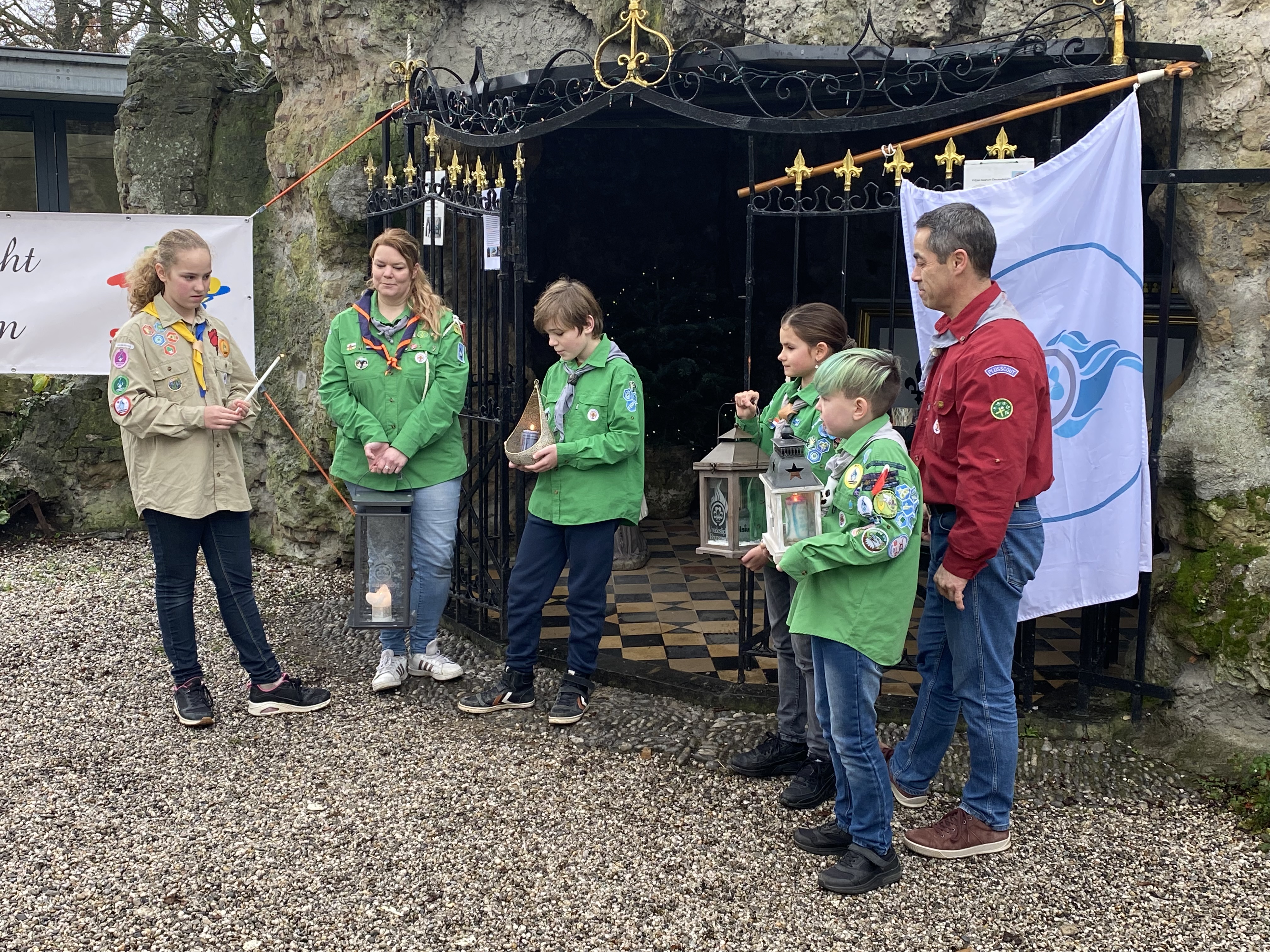 Aanbieding van het Vredeslicht